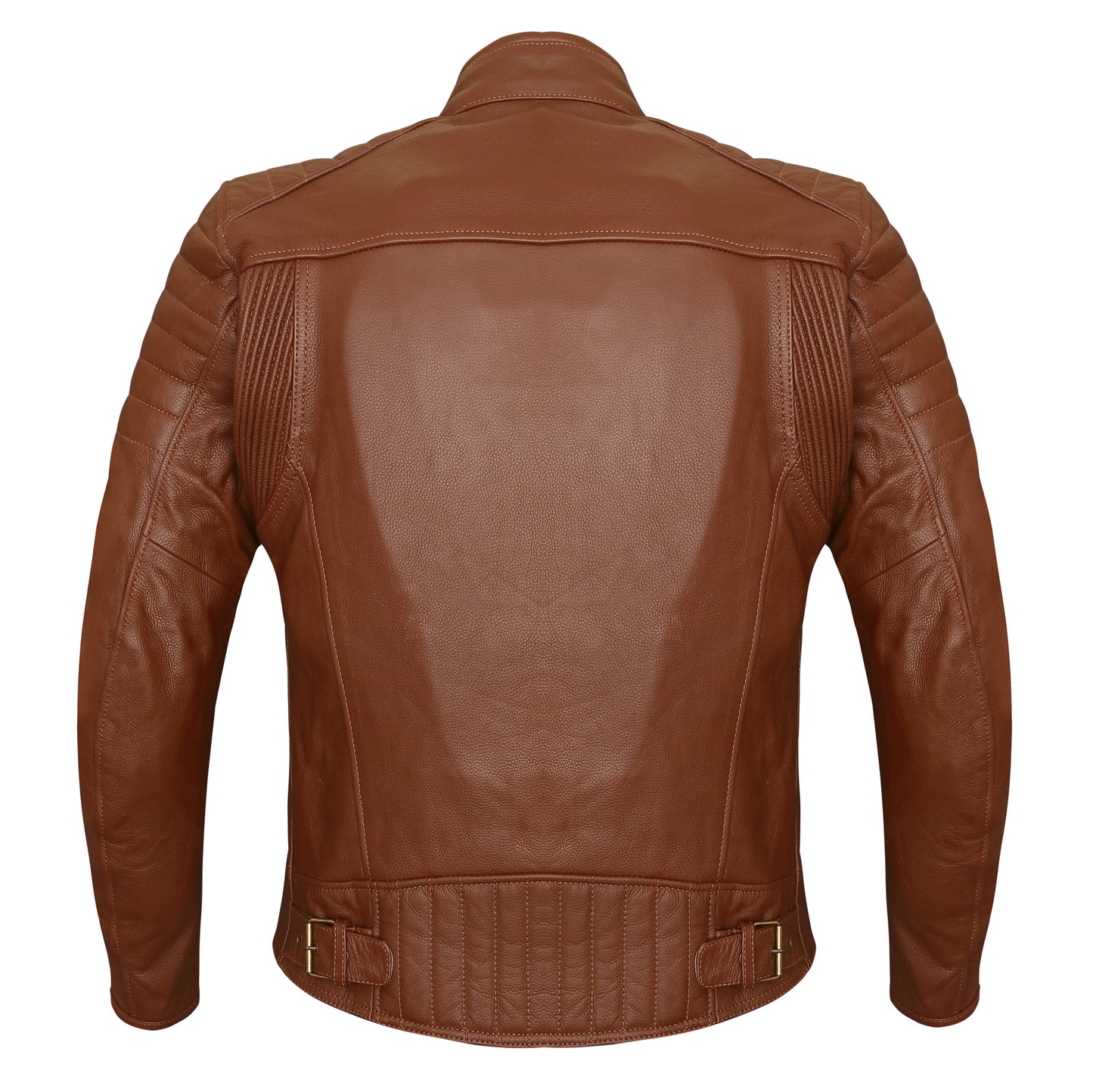 Blouson moto Xavia Misano pour homme en cuir de vachette véritable avec protection certifiée CE de niveau 2