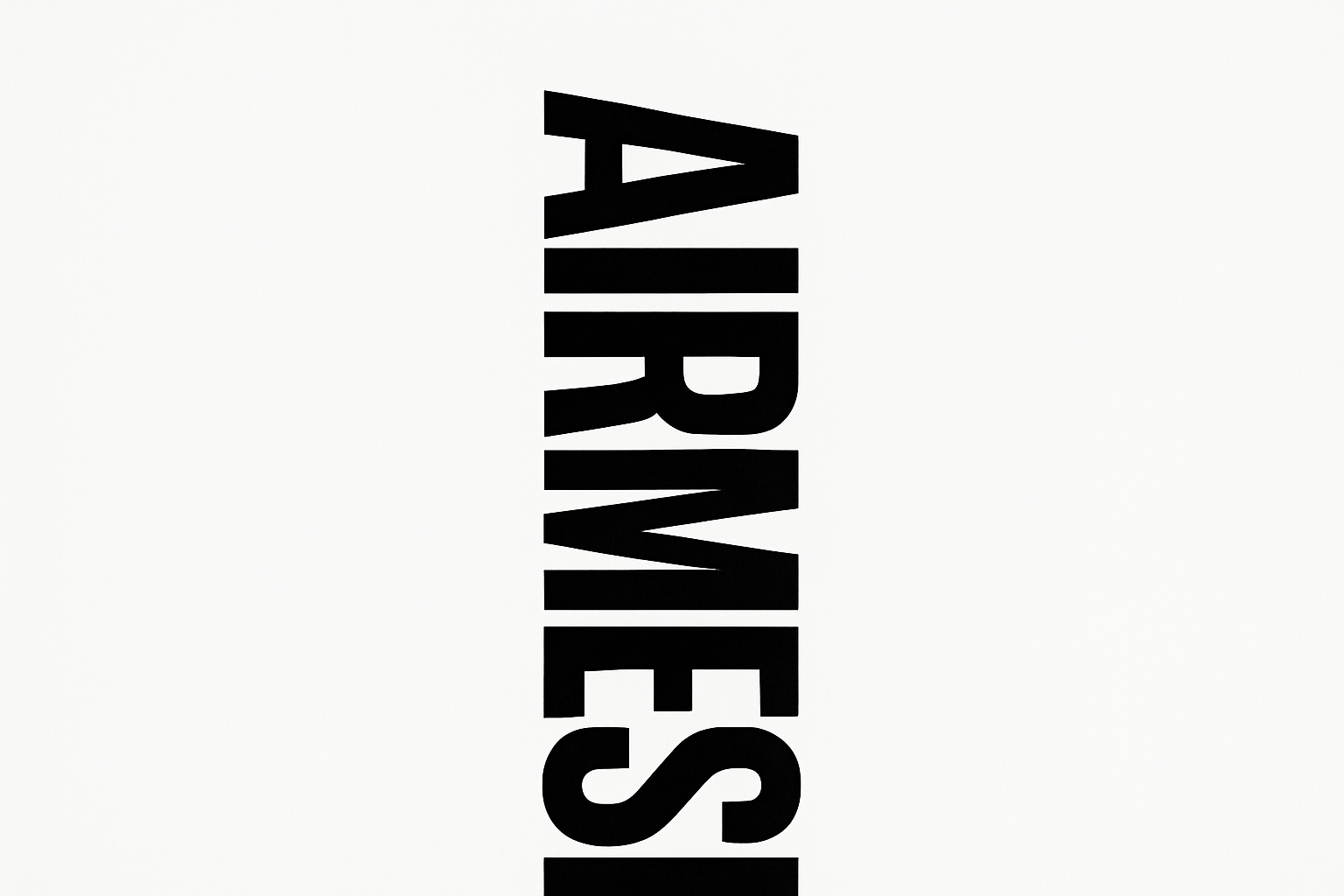 Text AIRMESH written top to bottom, 1 column 2 rows image