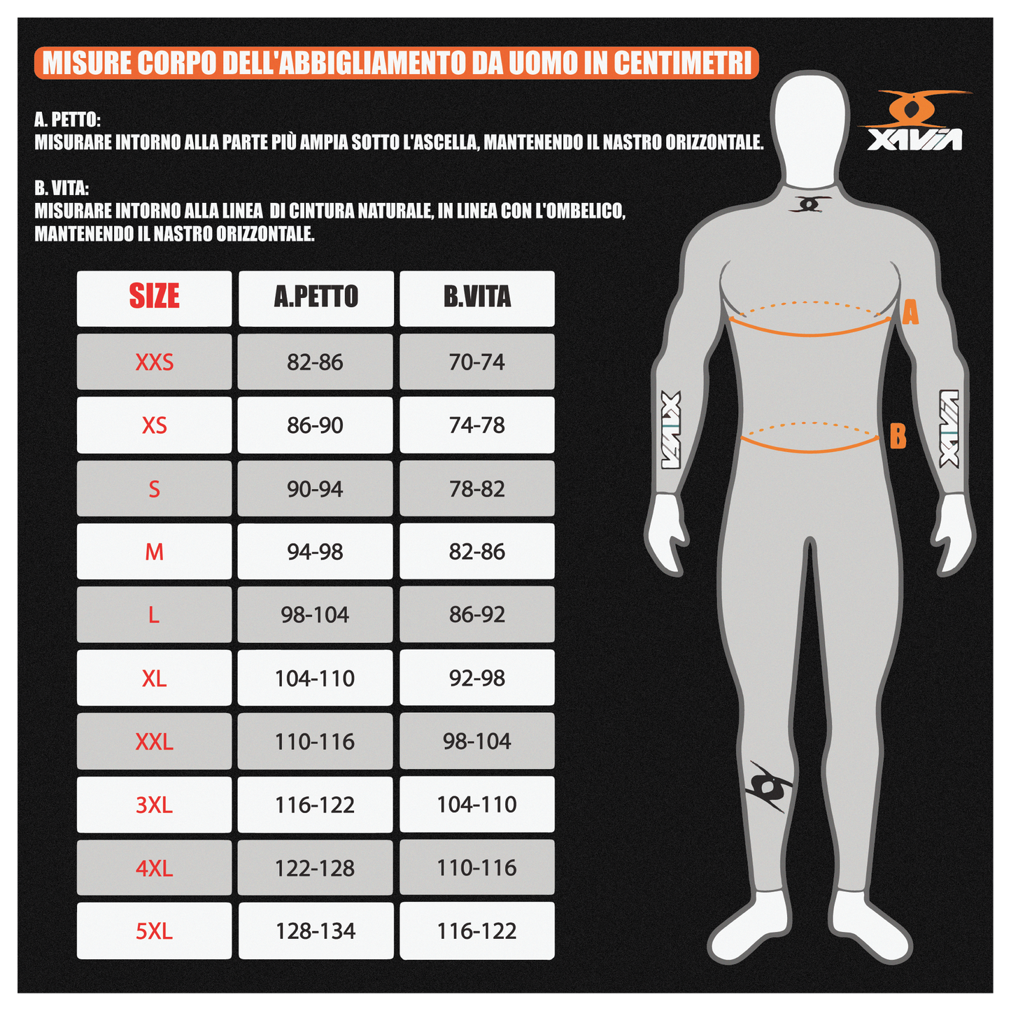 XAVIA GALE Giacca da motociclista da uomo - Per tutte le stagioni